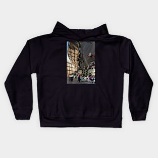 Birmingham (outside the railway station) Kids Hoodie